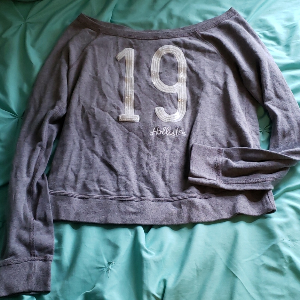 Gray Hollister Sweater